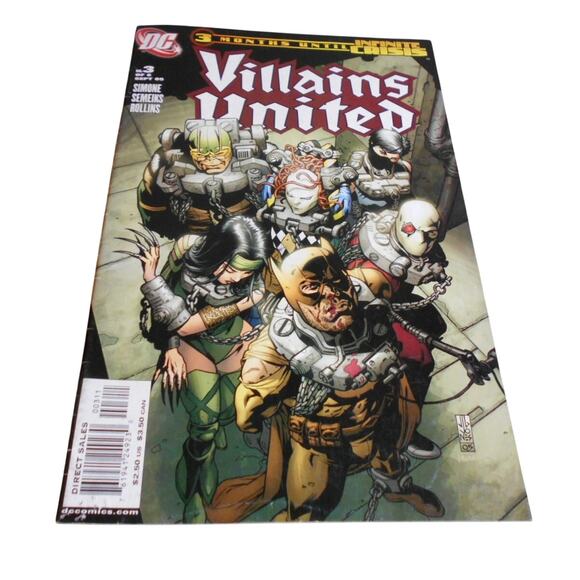 DC Comics Villains United #3 Sept 2005 Comic Book - Picture 1 of 7